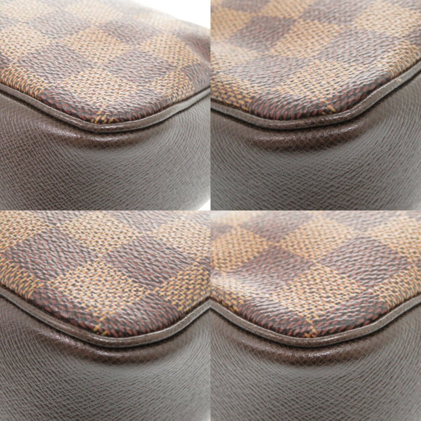 Louis Vuitton Trousse makeup, Brown, Canvas, handbag