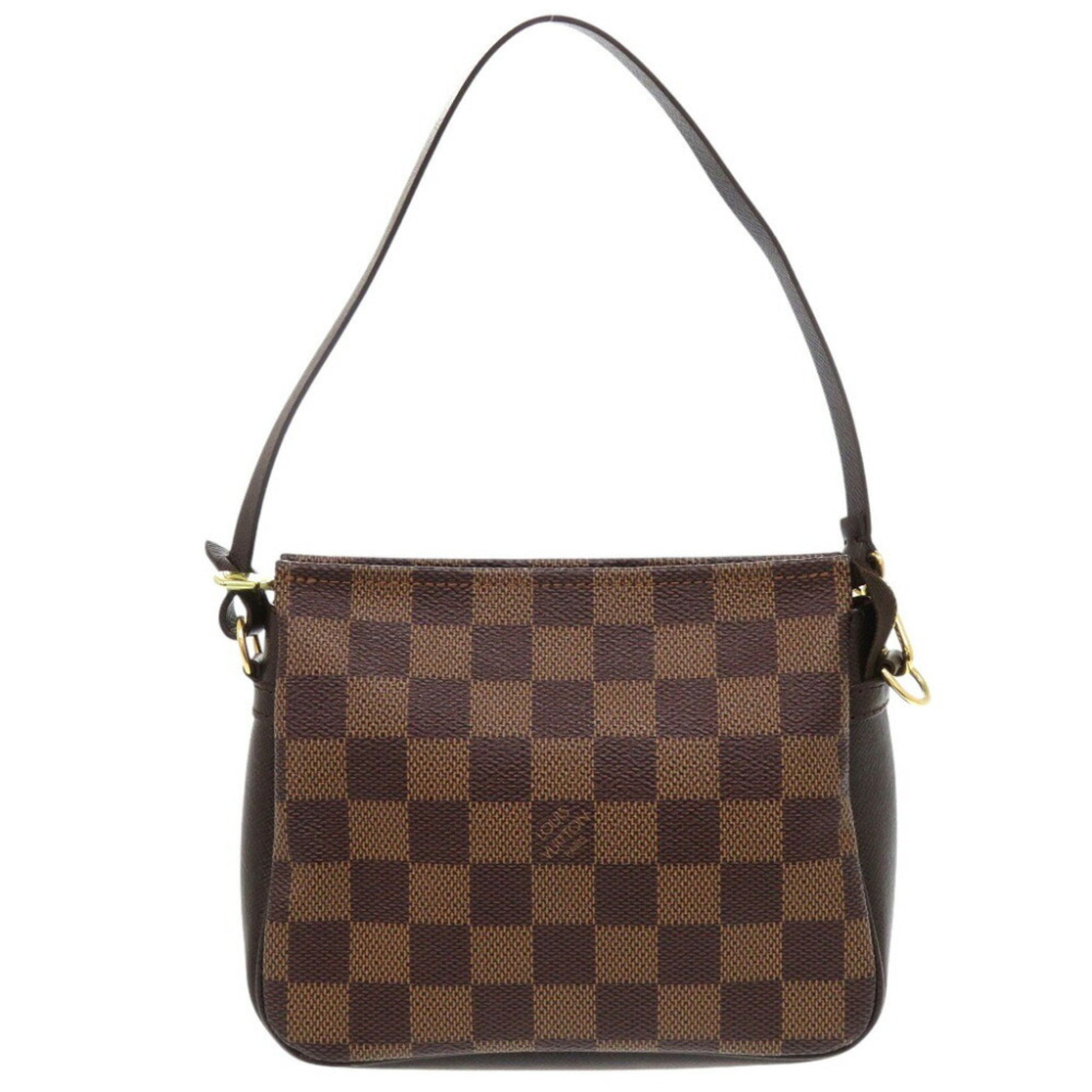 Louis Vuitton Trousse makeup, Brown, Canvas, handbag