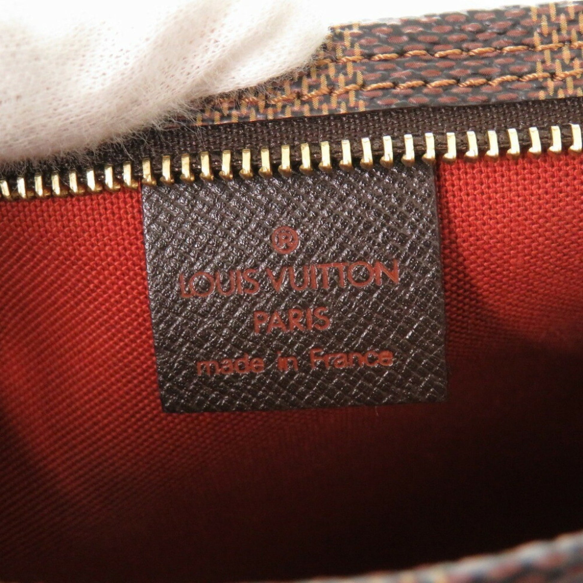 Louis Vuitton Trousse makeup, Brown, Canvas, handbag