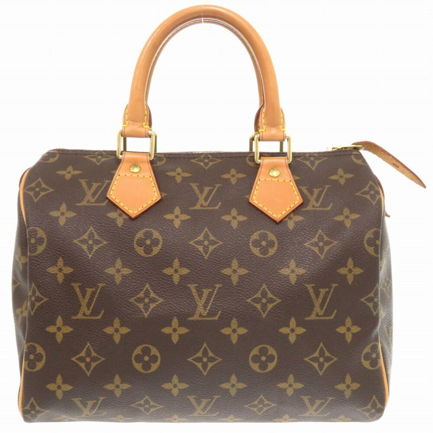 Louis Vuitton Speedy 25, Brown, Canvas, handbag