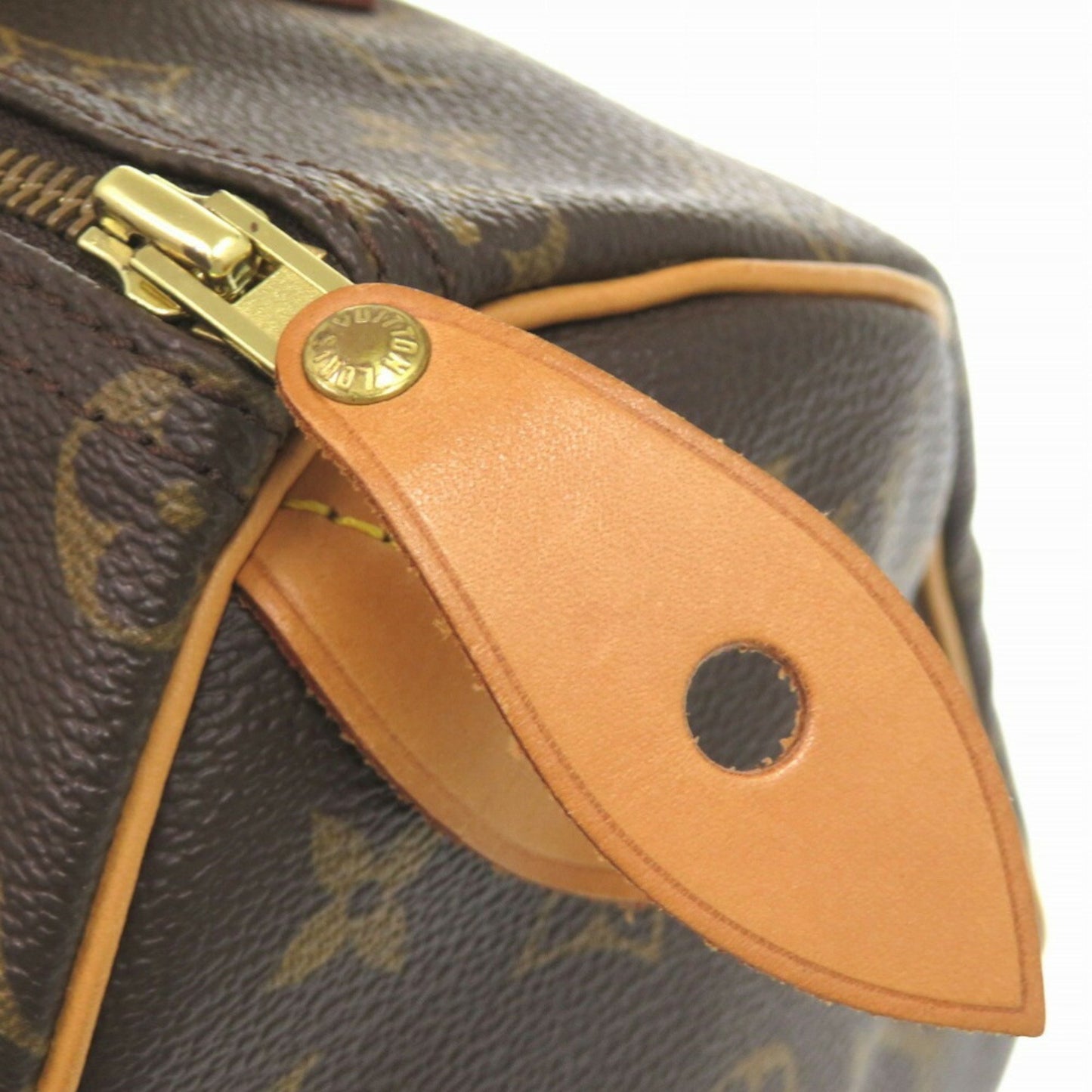 Louis Vuitton Speedy 25, Brown, Canvas, handbag