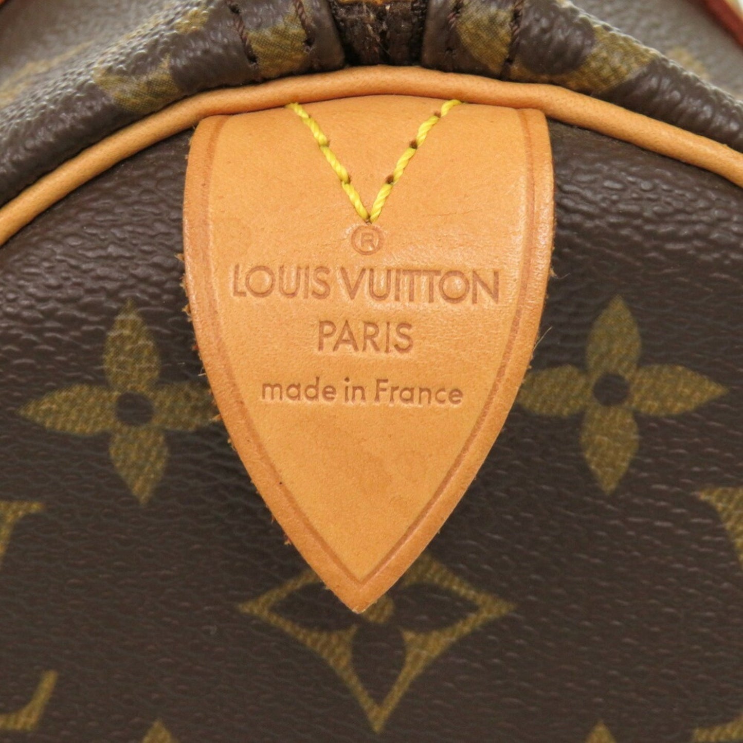 Louis Vuitton Speedy 25, Brown, Canvas, handbag