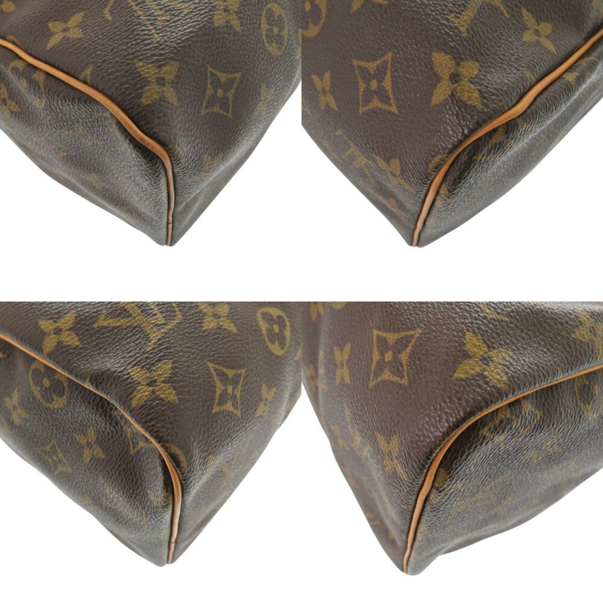 Louis Vuitton Speedy 30, Brown, Canvas, handbag