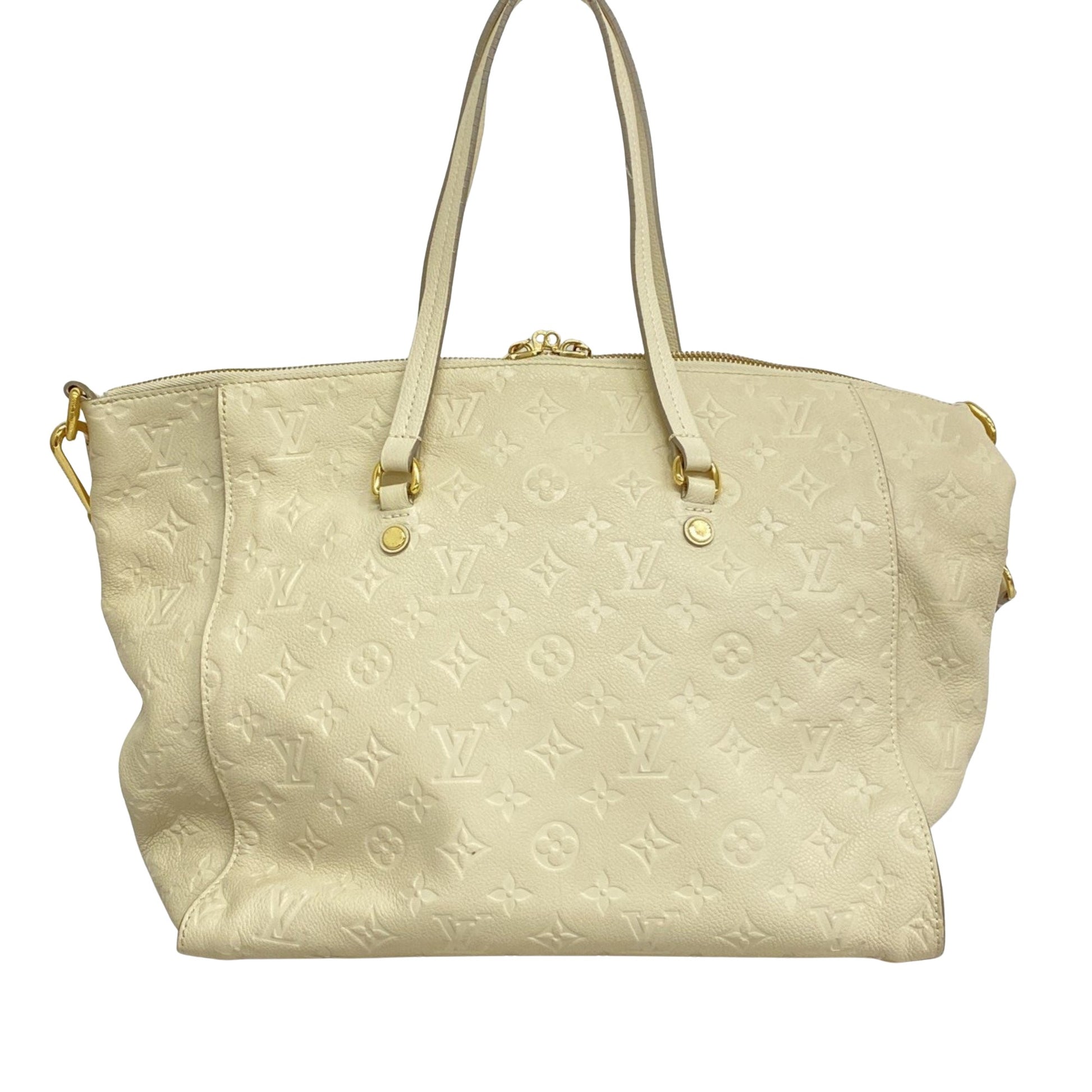 Louis Vuitton Lumineuse, Beige, Leather, shopper