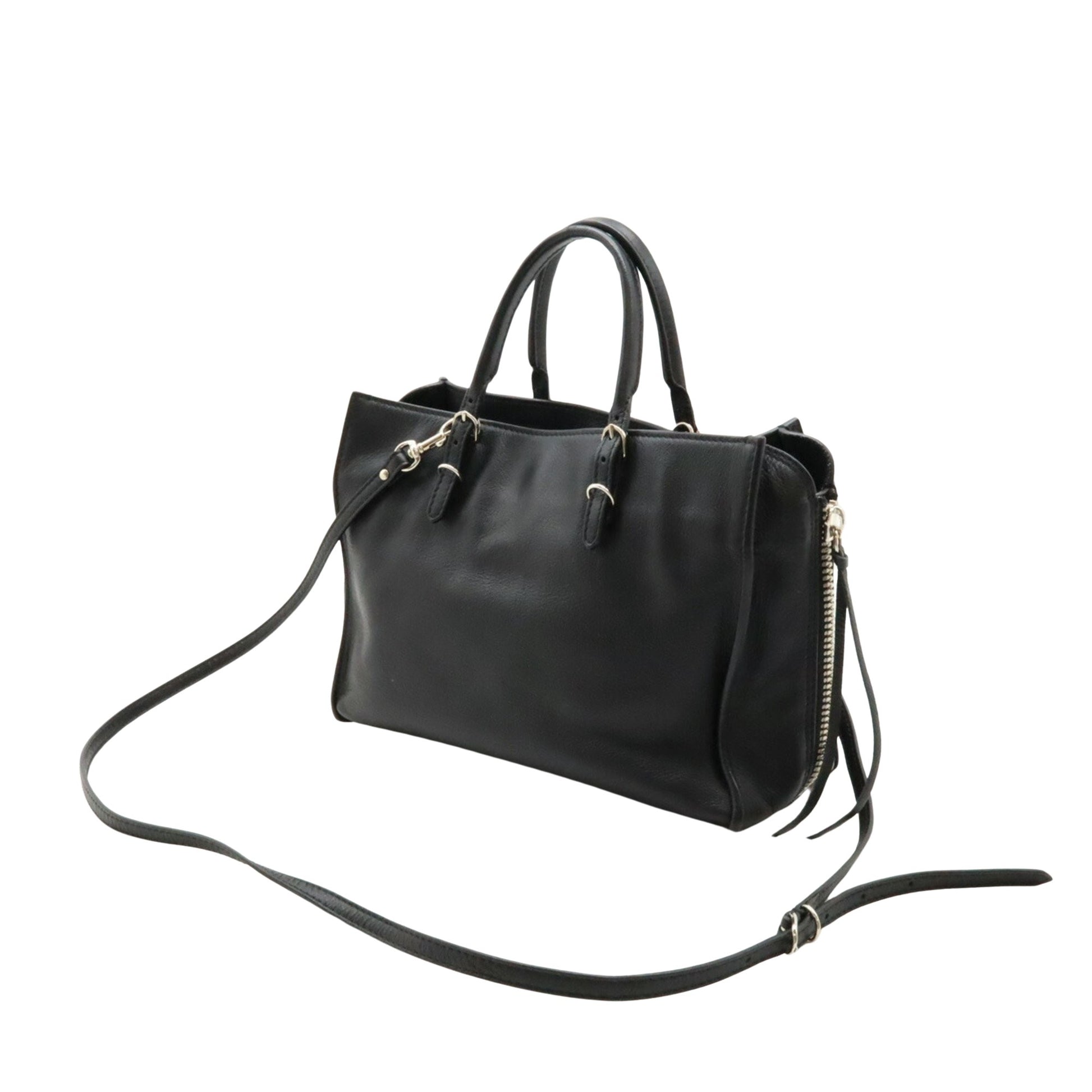 Balenciaga City, Black, Leather, handbag