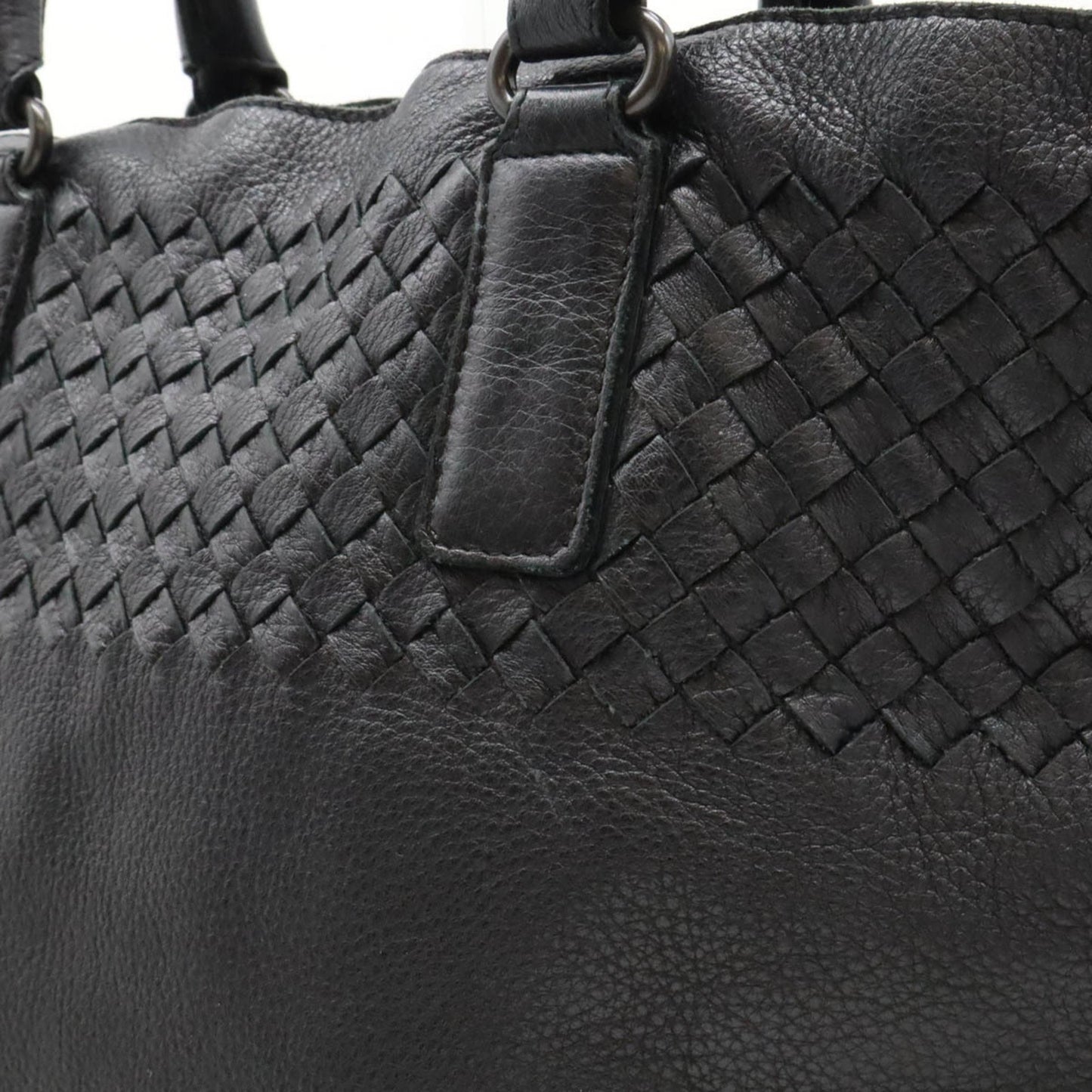 Bottega Veneta, Black, Leather, tote