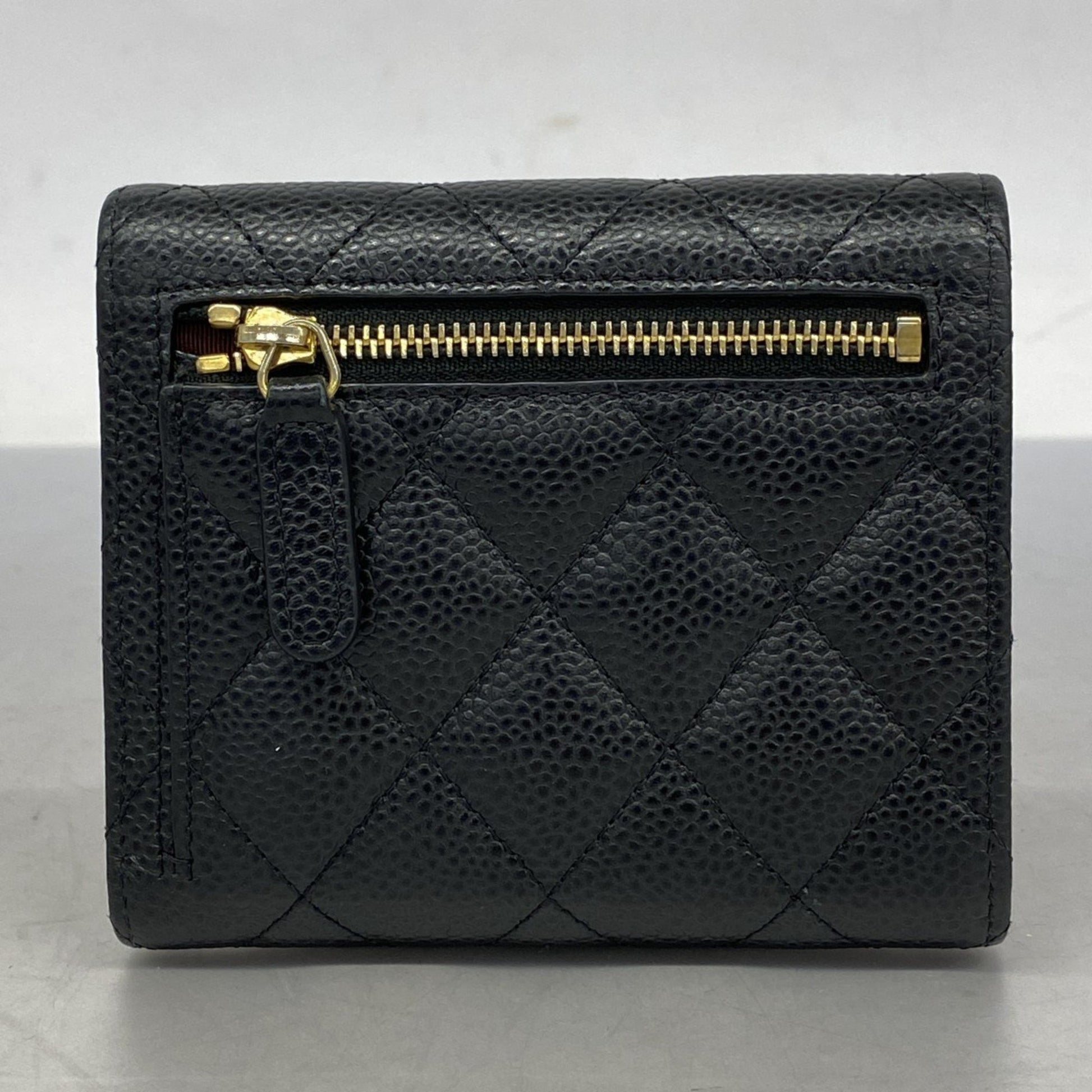 Chanel Classic Flap, Black, Leather, wallet