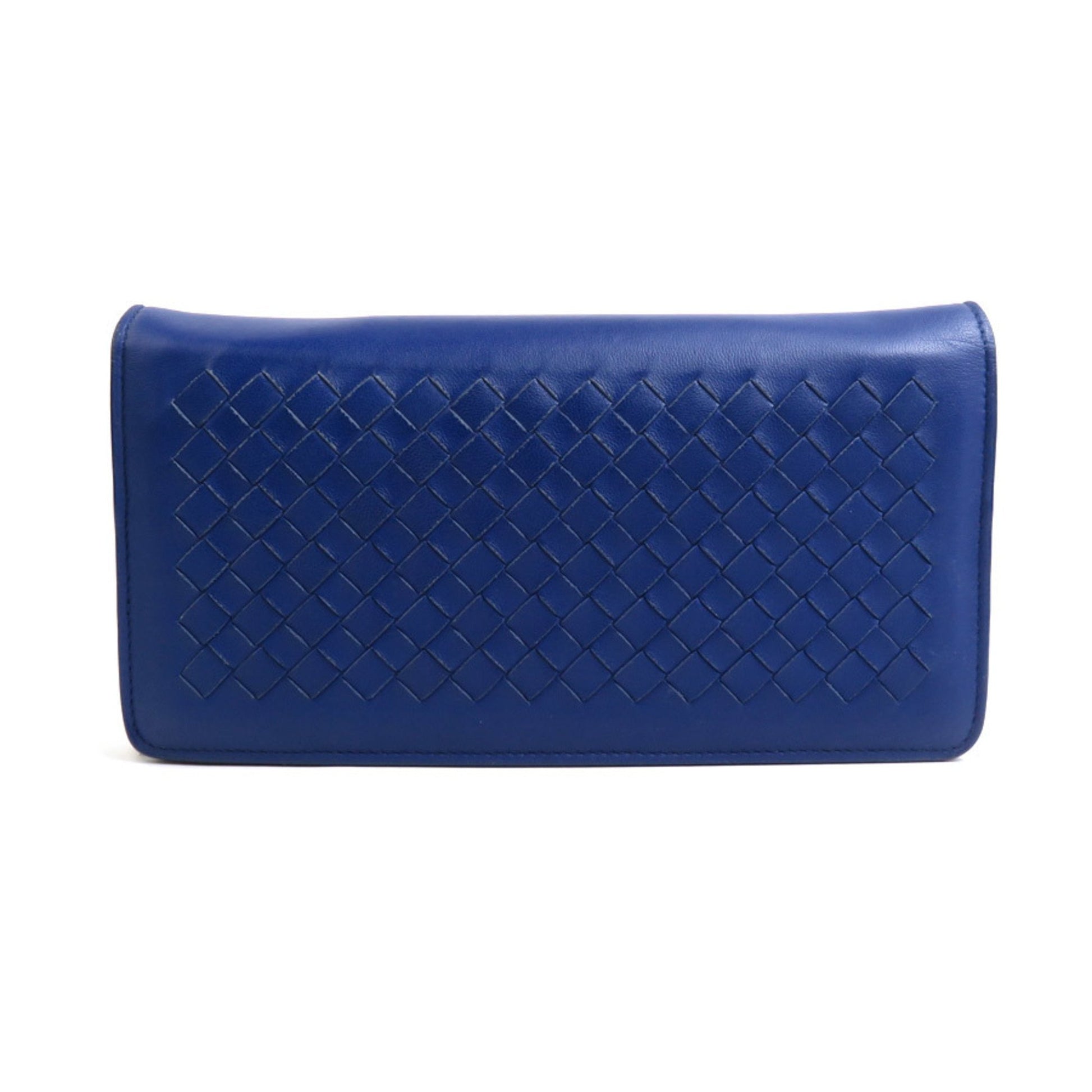 Bottega Veneta, Blue, Leather, wallet