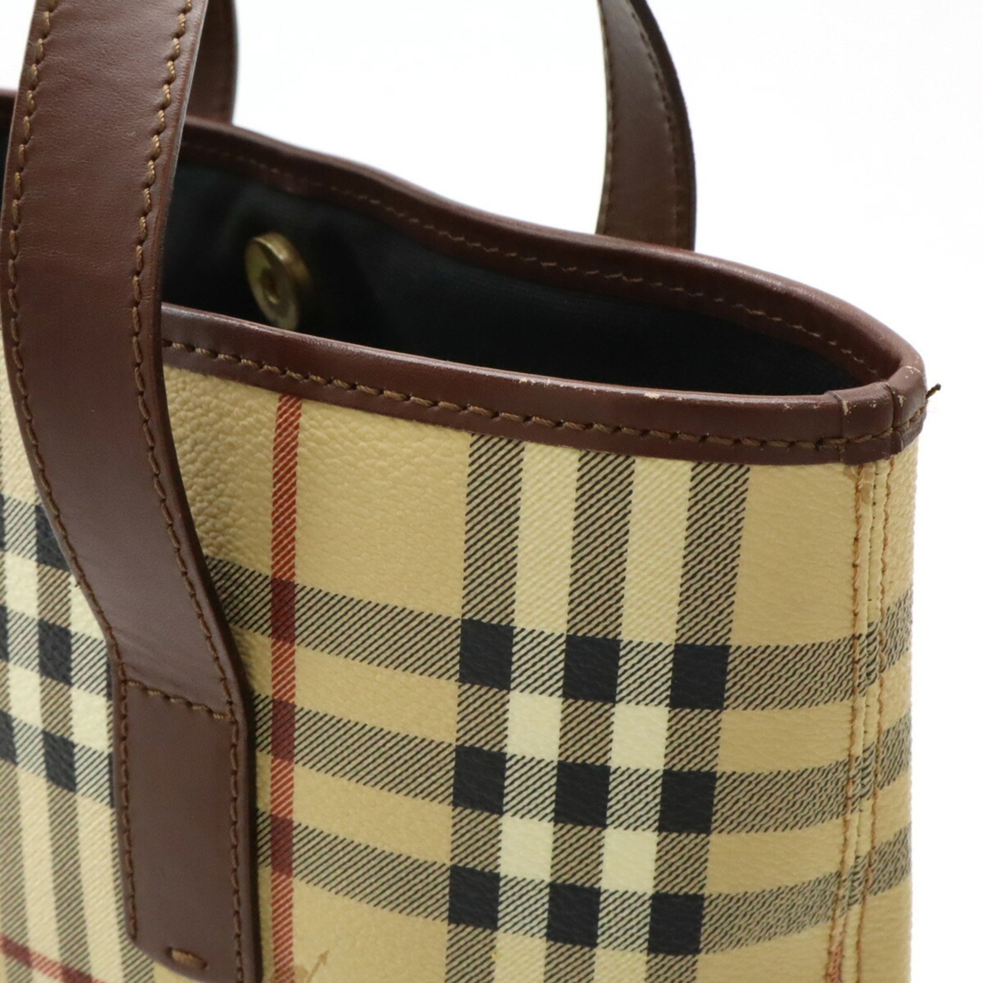 Burberry Nova Check, Beige, Canvas, tote