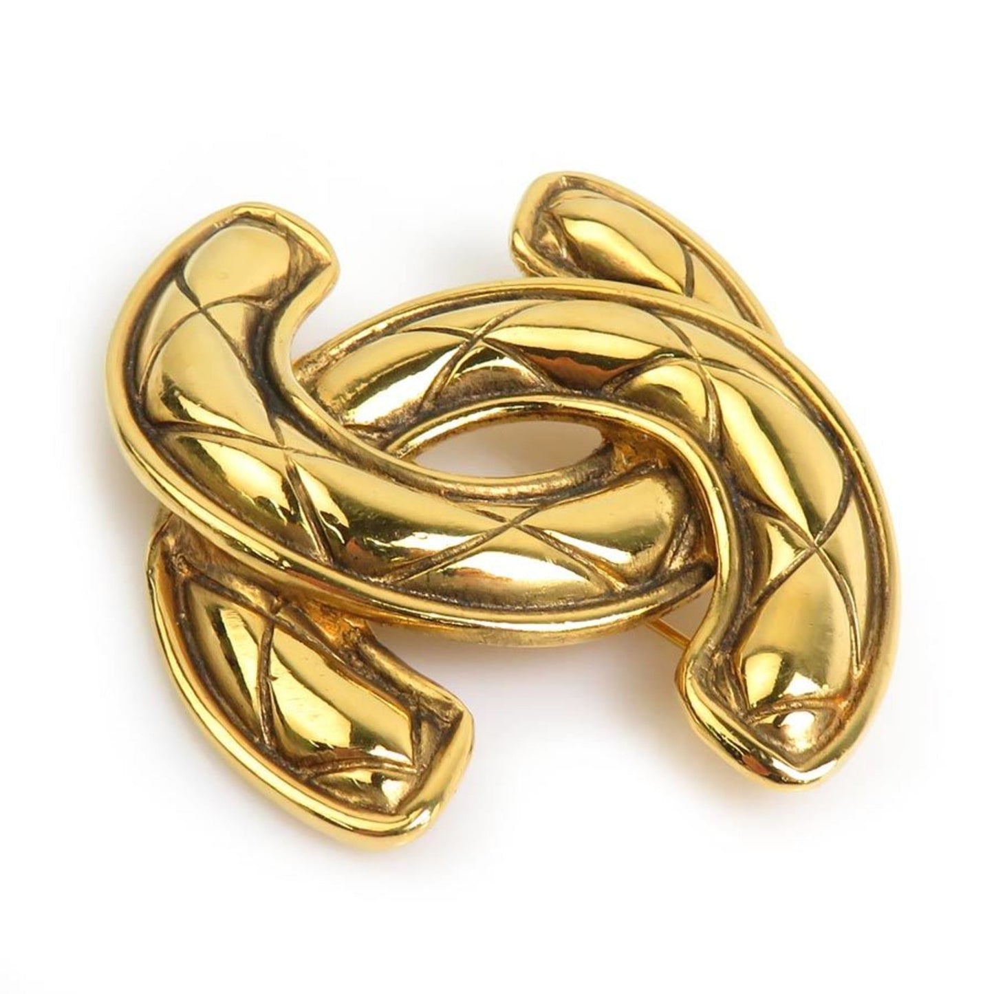 Chanel Coco Mark, Gold, Gold Plated, brooch