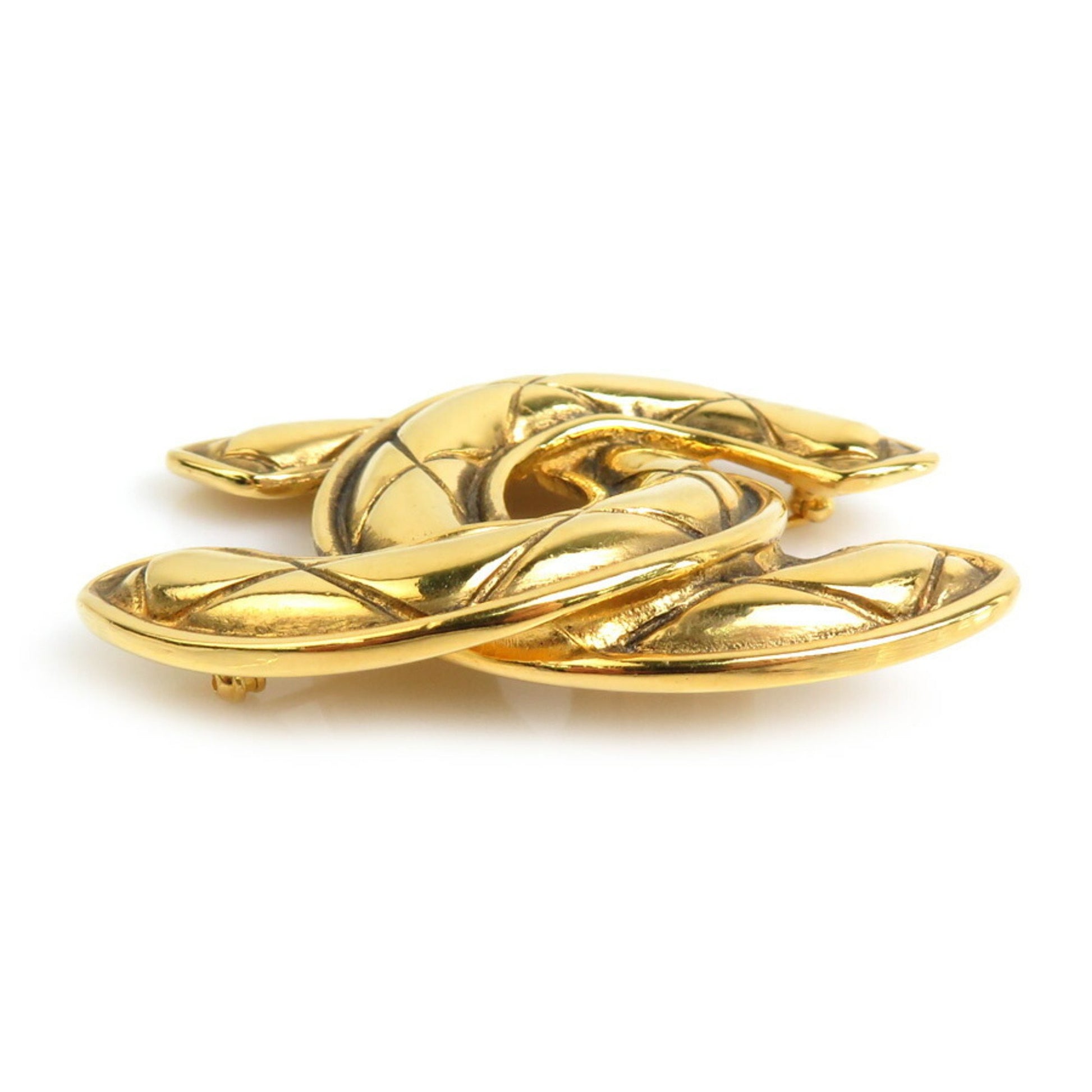 Chanel Coco Mark, Gold, Gold Plated, brooch