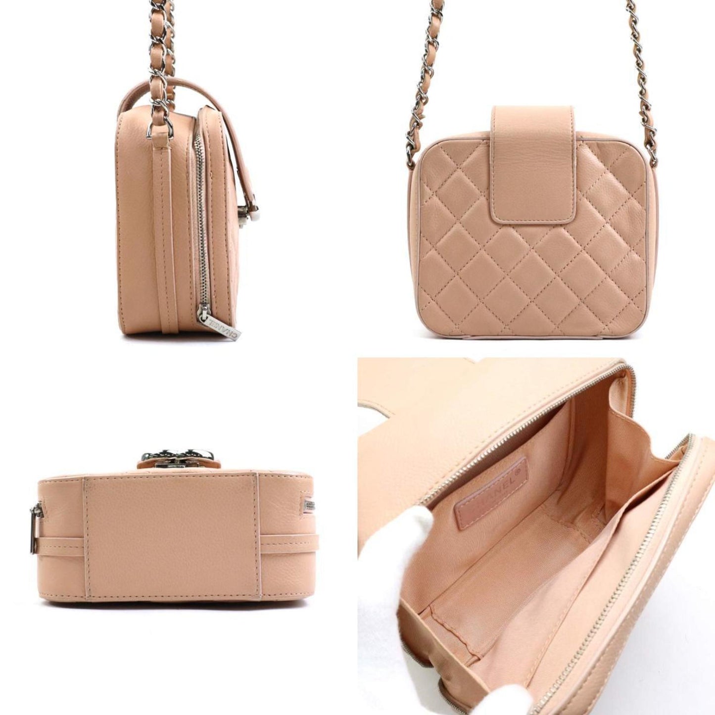 Chanel Coco Mark, Pink, Leather, shoulder