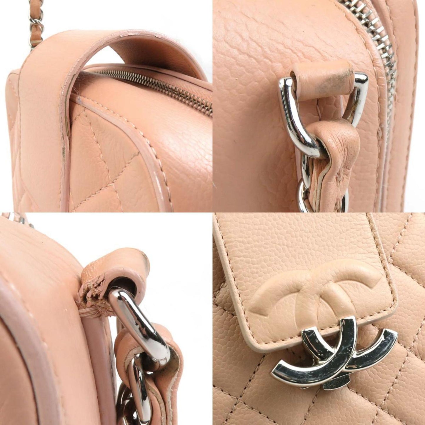 Chanel Coco Mark, Pink, Leather, shoulder