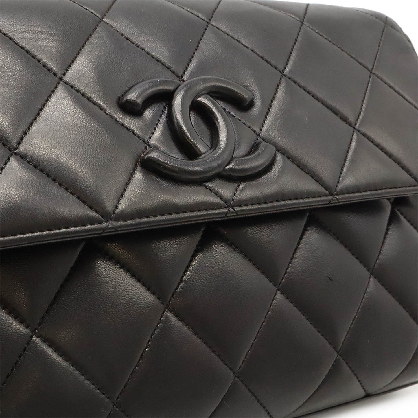 Chanel Flap bag, Brown, Leather, shoulder