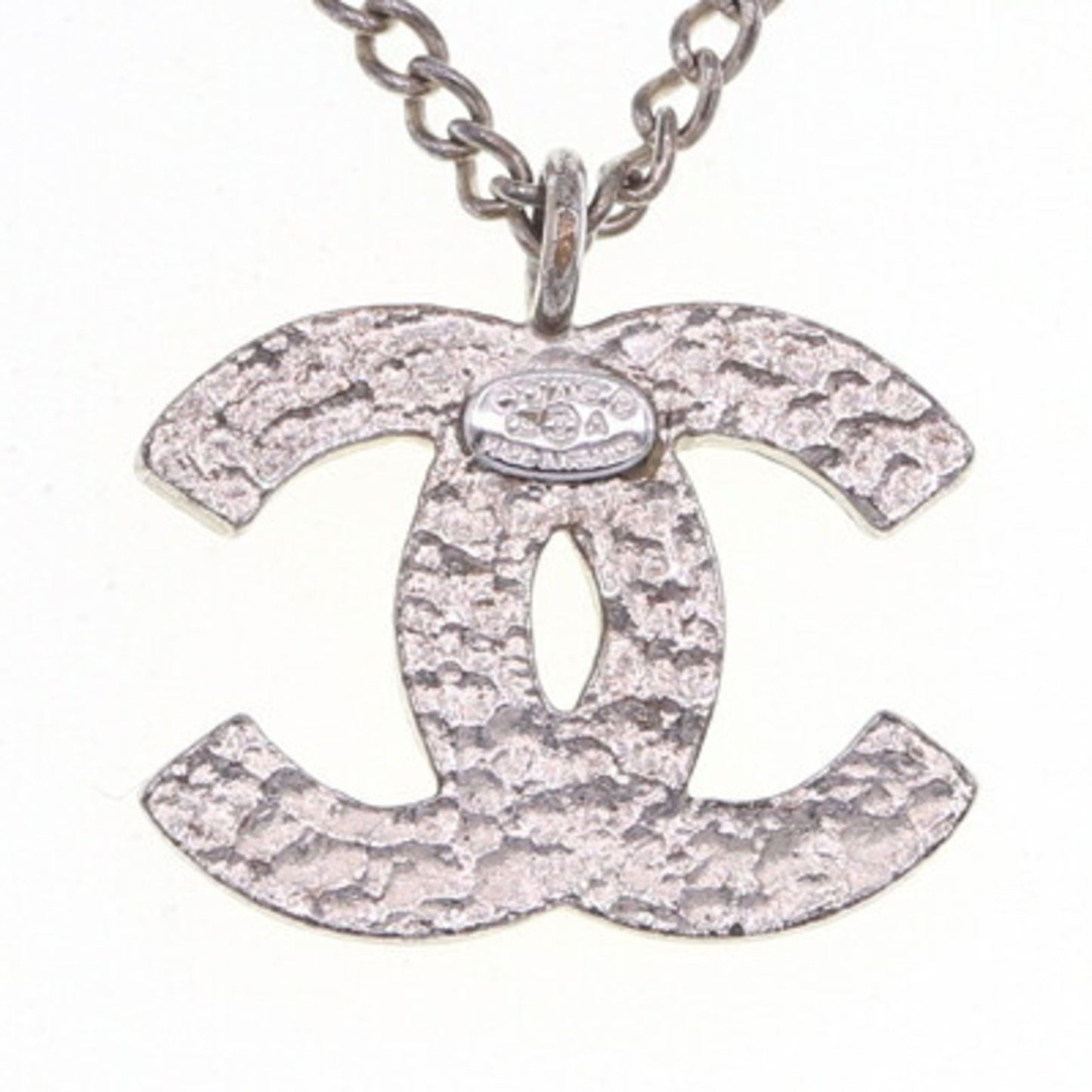 Chanel Coco Mark, Beige, Metal, necklace