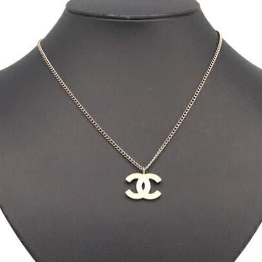 Chanel Coco Mark, Beige, Metal, necklace