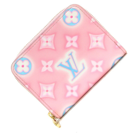 Louis Vuitton Zippy coin purse, Pink, Canvas, wallet