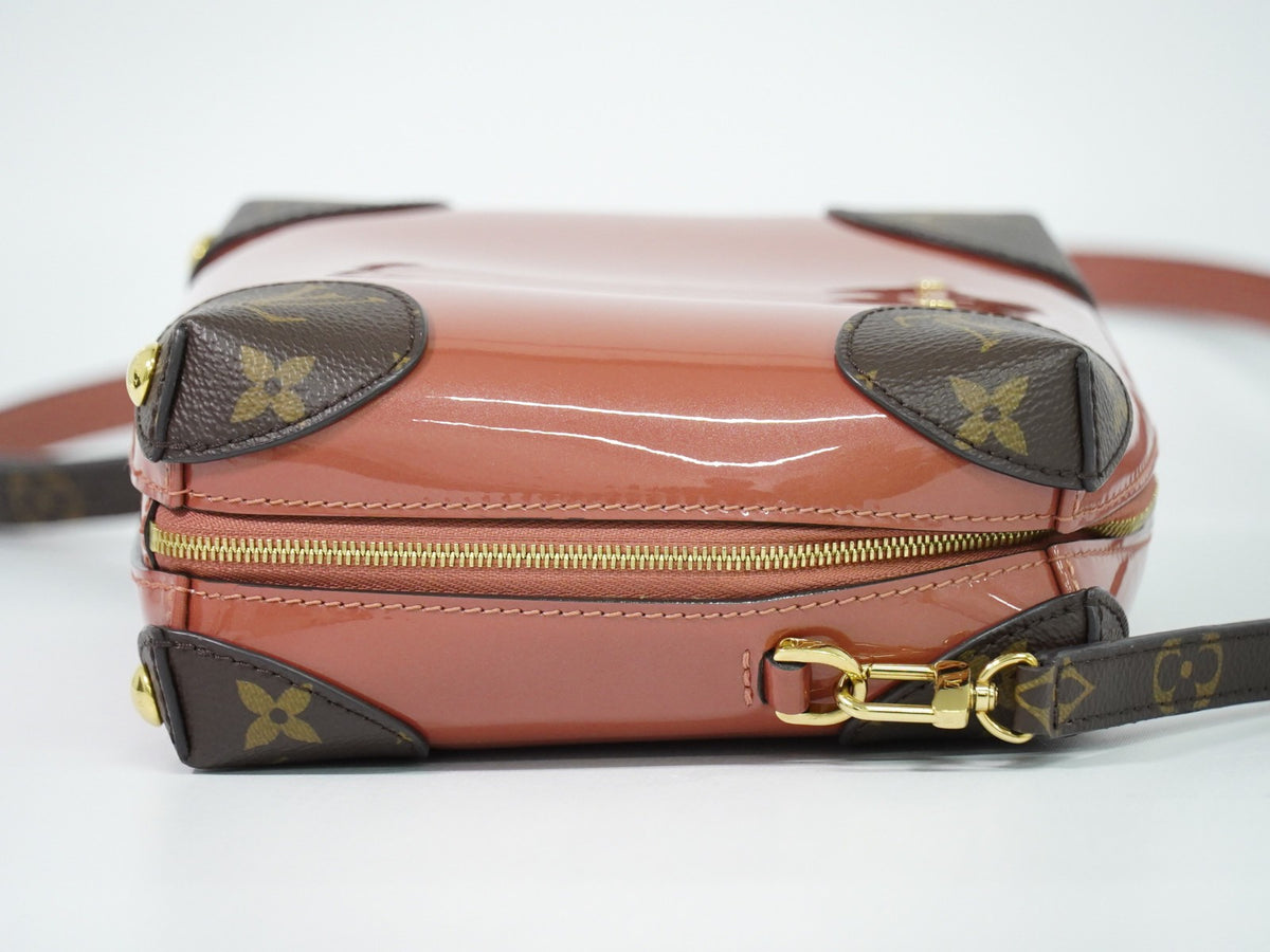 Louis Vuitton Venice Vernis with Monogram Canvas, Pink, Patent Leather, Shoulder Bag