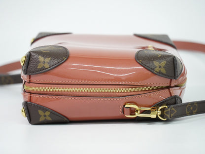 Louis Vuitton Venice Vernis with Monogram Canvas, Pink, Patent Leather, Shoulder Bag