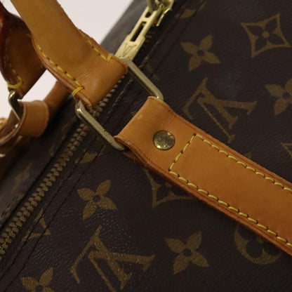 Louis Vuitton Keepall 50, Brown, Canvas, travel