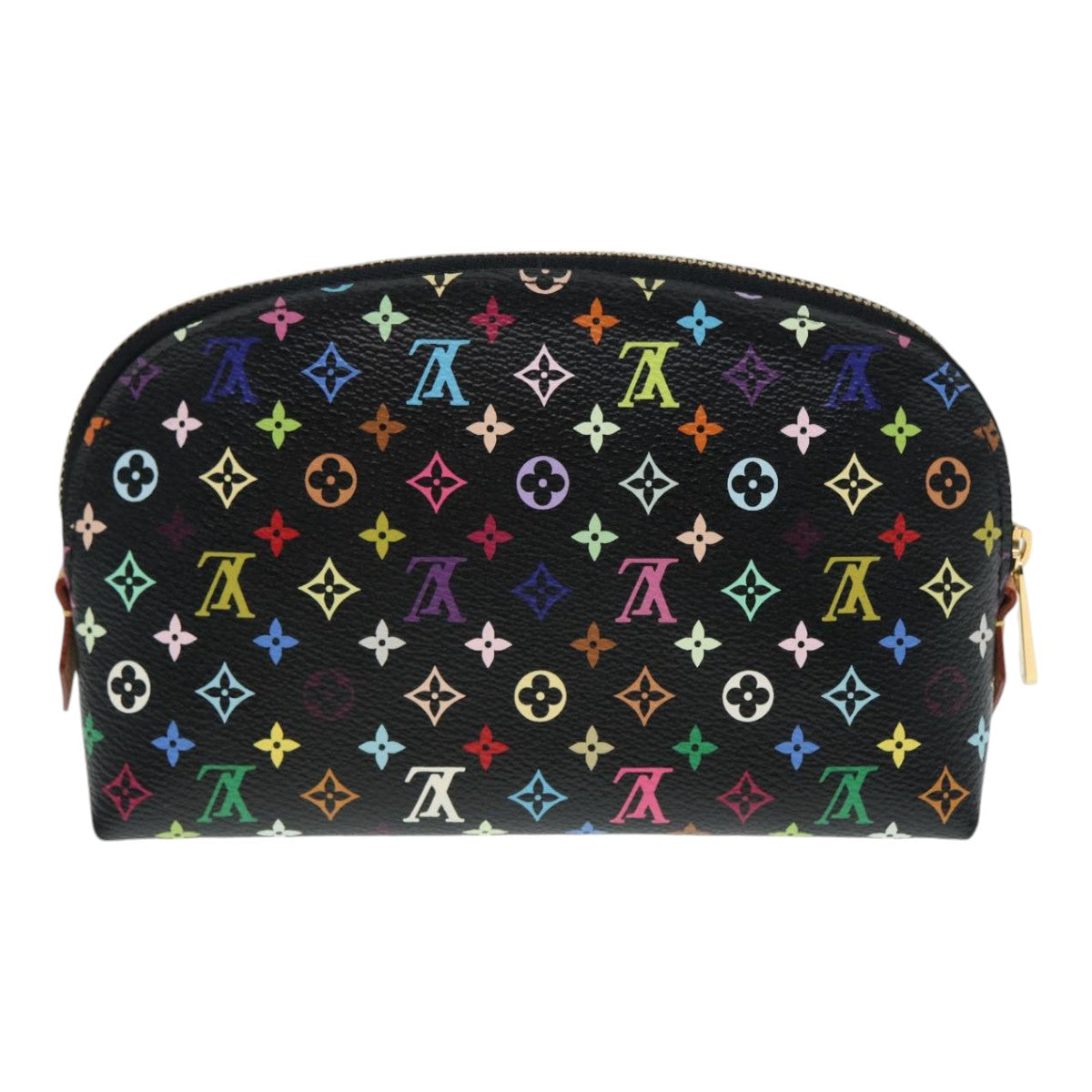 Louis Vuitton TROUSSE A MAQUILLAGE BRUSH, Black, Canvas, clutch