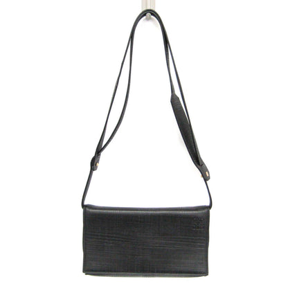Loewe Anagram, Black, Leather, shoulder