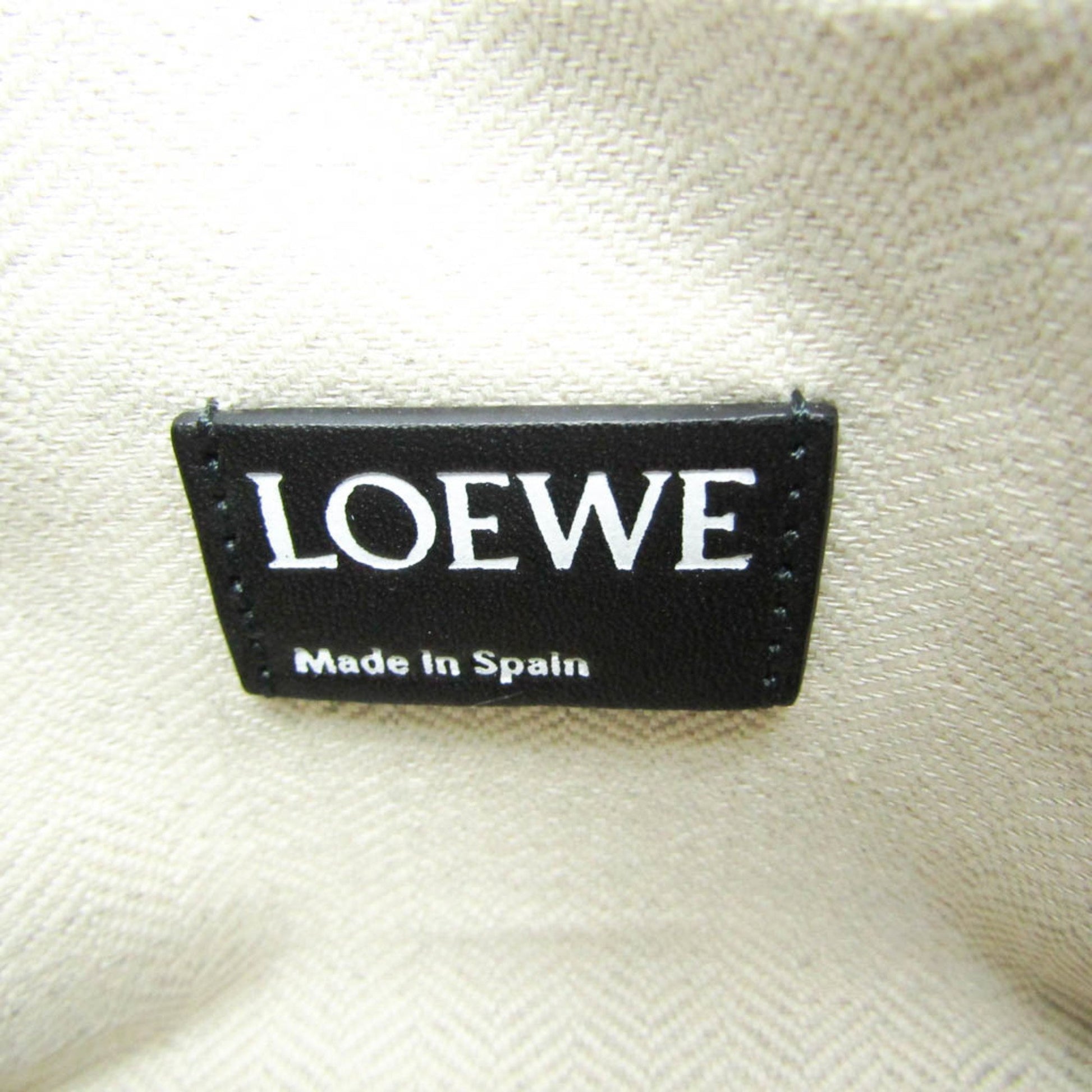Loewe Anagram, Black, Leather, shoulder