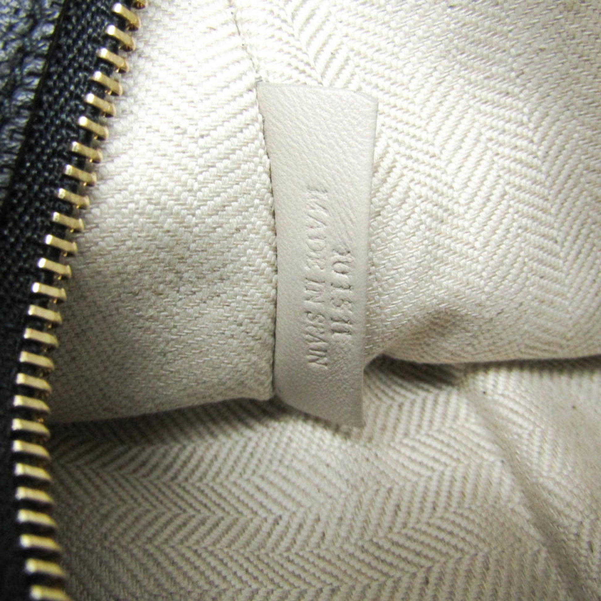 Loewe Anagram, Black, Leather, shoulder