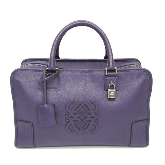 Loewe, Purple, Leather, handbag