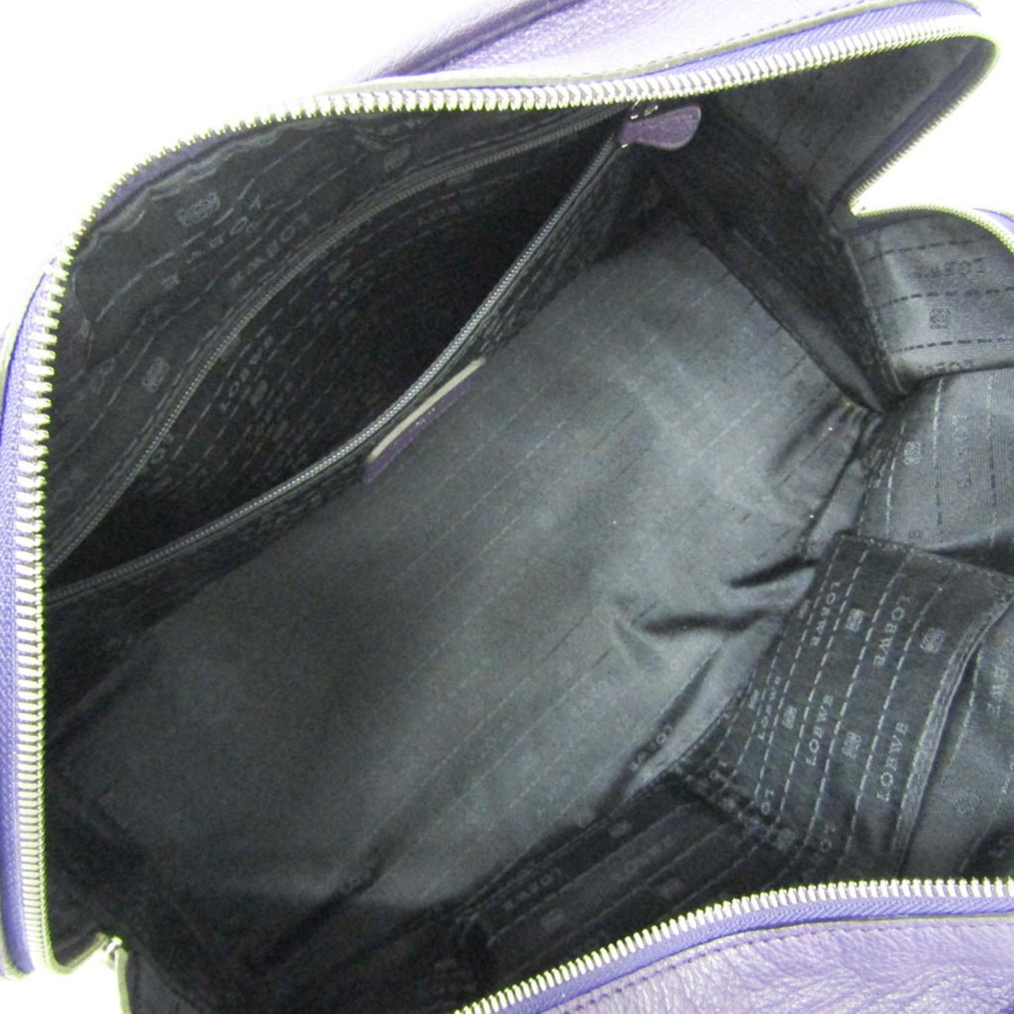 Loewe, Purple, Leather, handbag