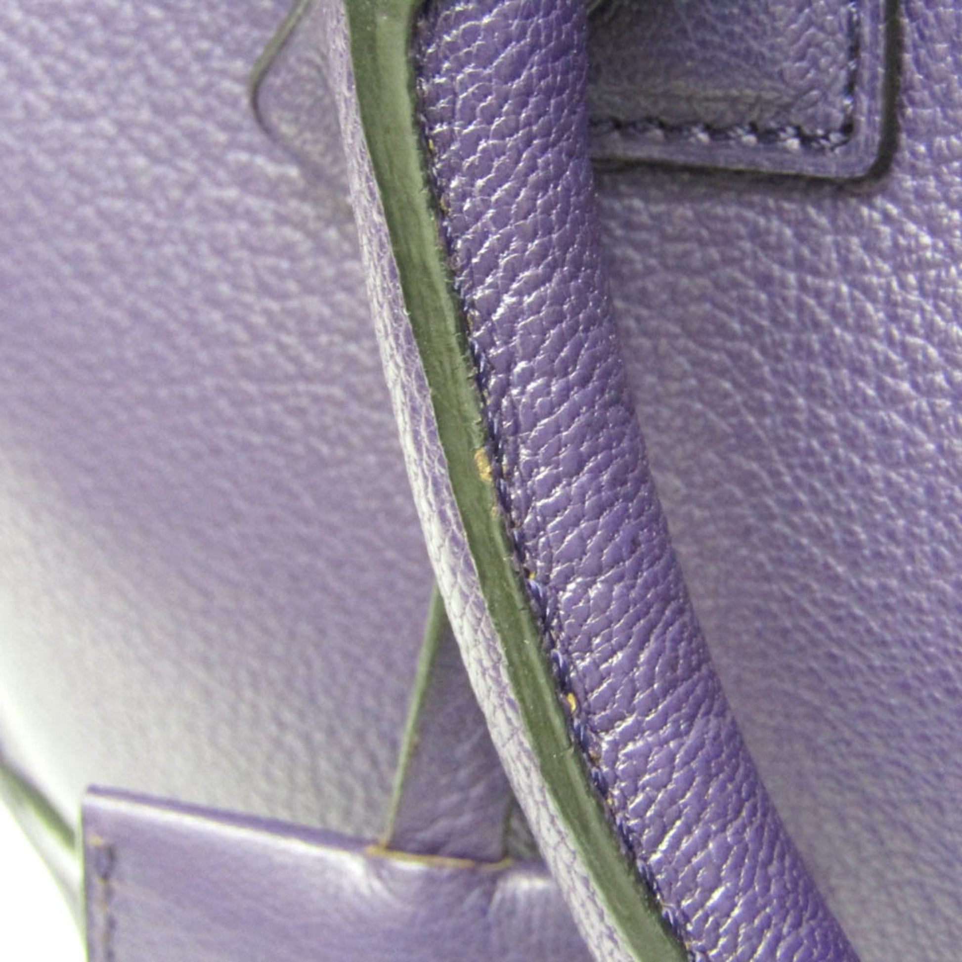 Loewe, Purple, Leather, handbag