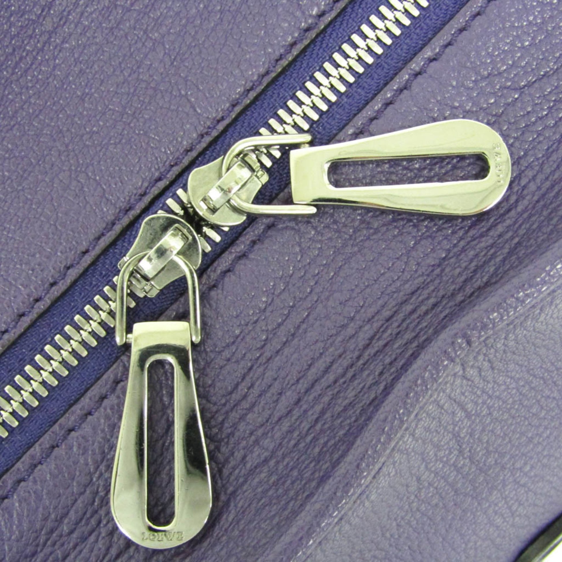 Loewe, Purple, Leather, handbag