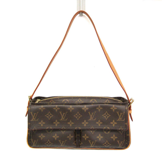 Louis Vuitton Viva Cité, Brown, Canvas, shoulder