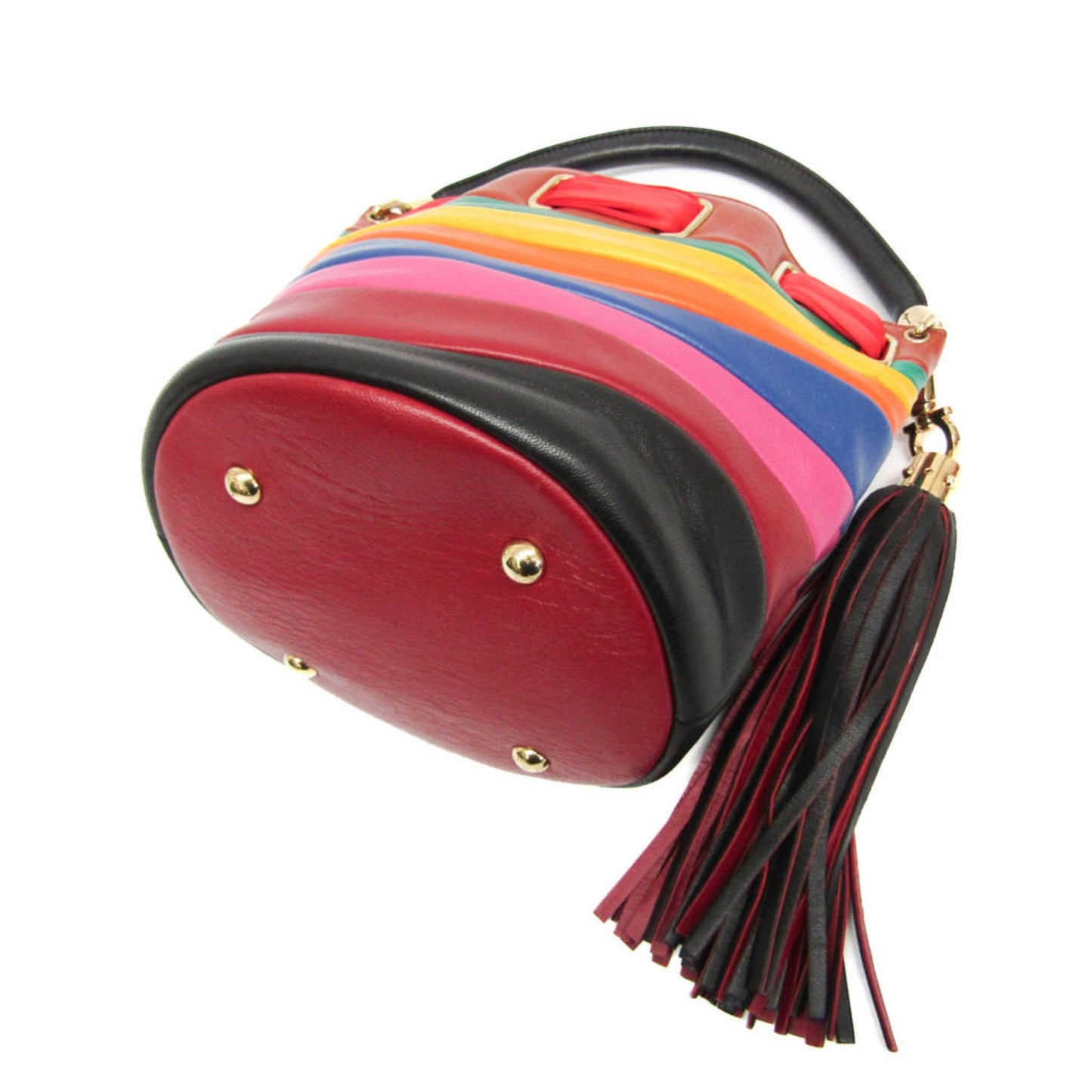 Salvatore Ferragamo Gancini, Multicolour, Leather, handbag