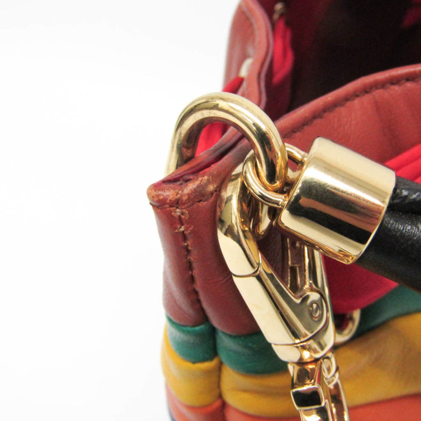 Salvatore Ferragamo Gancini, Multicolour, Leather, handbag