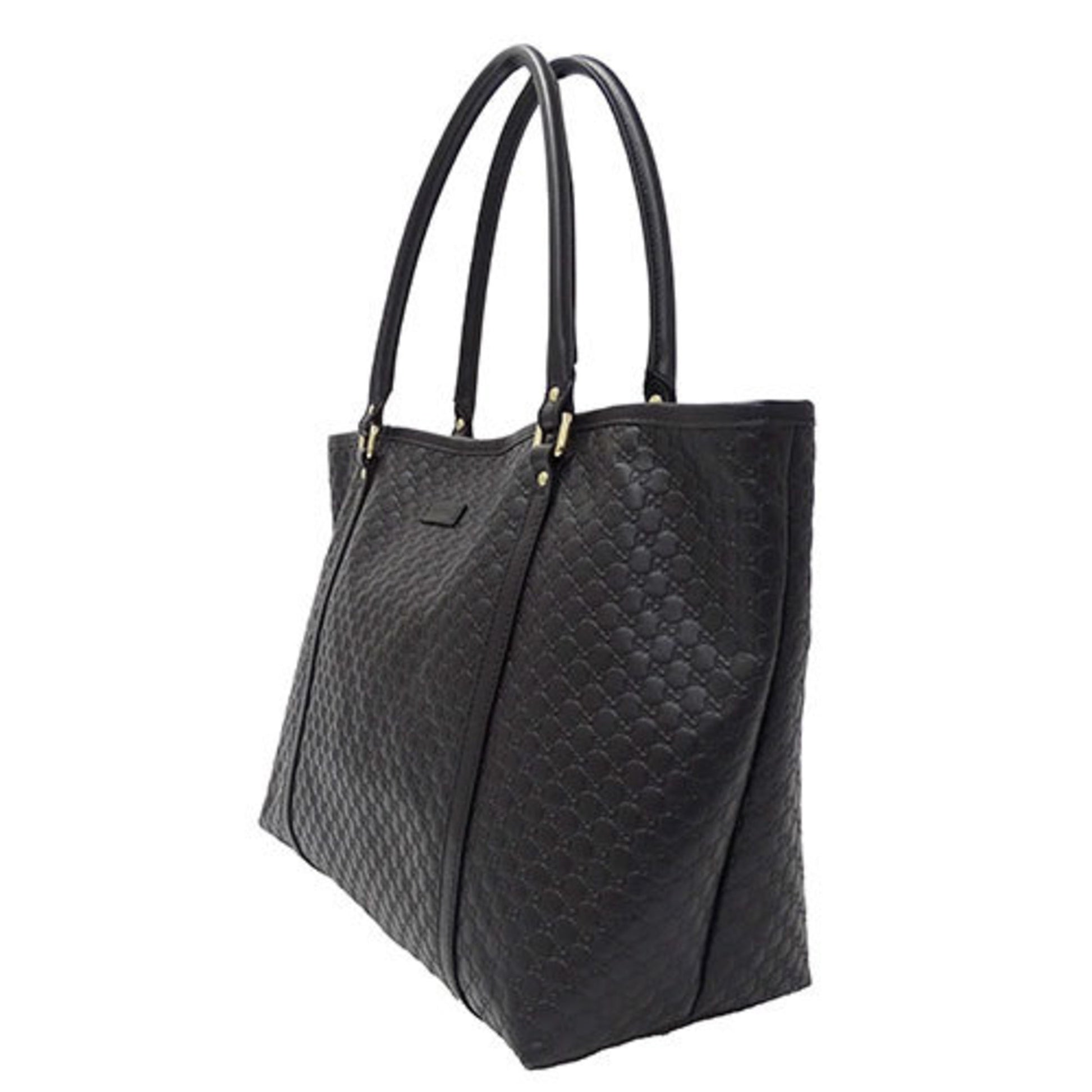 Gucci Guccissima, Black, Leather, tote