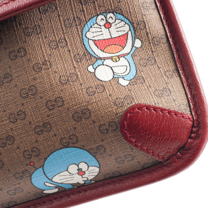 Gucci Doraemon, Brown, Canvas, shoulder