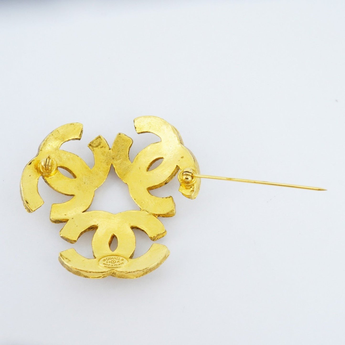 Chanel Coco Mark, Gold, Gold Plated, brooch