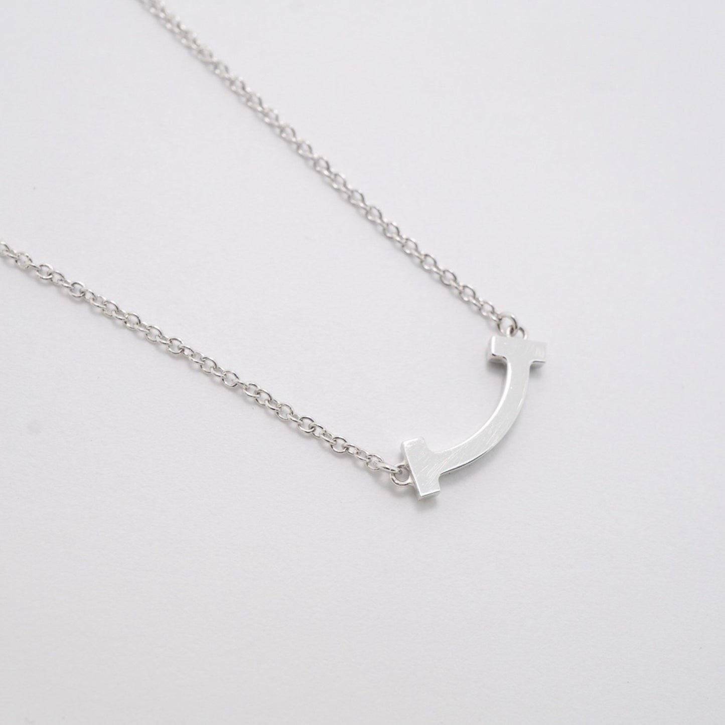 Tiffany & Co T, Silver, White Gold, necklace