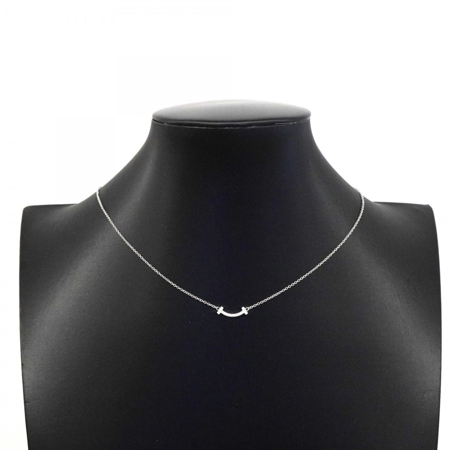 Tiffany & Co T, Silver, White Gold, necklace