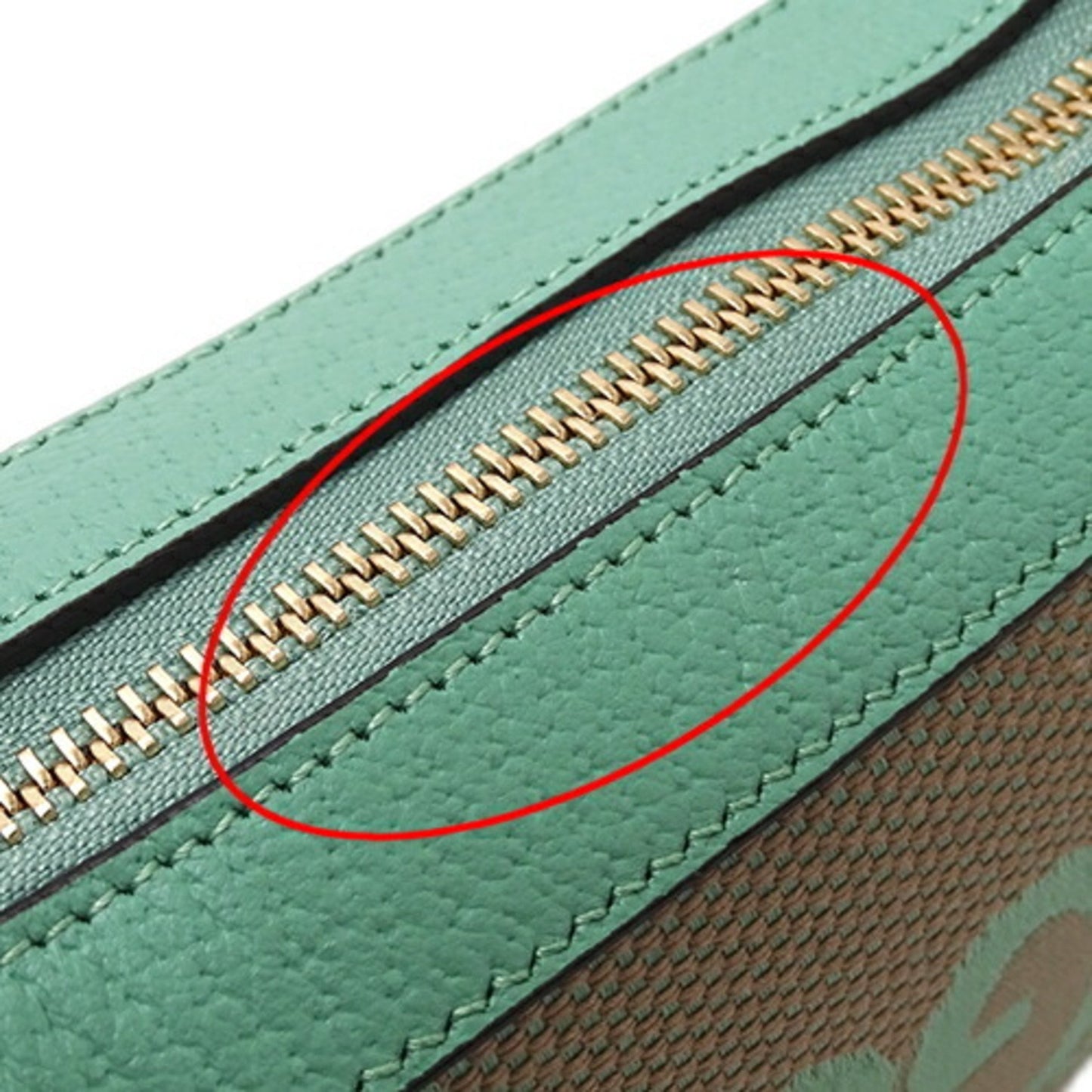 Gucci Ophidia, Green, Canvas, shoulder