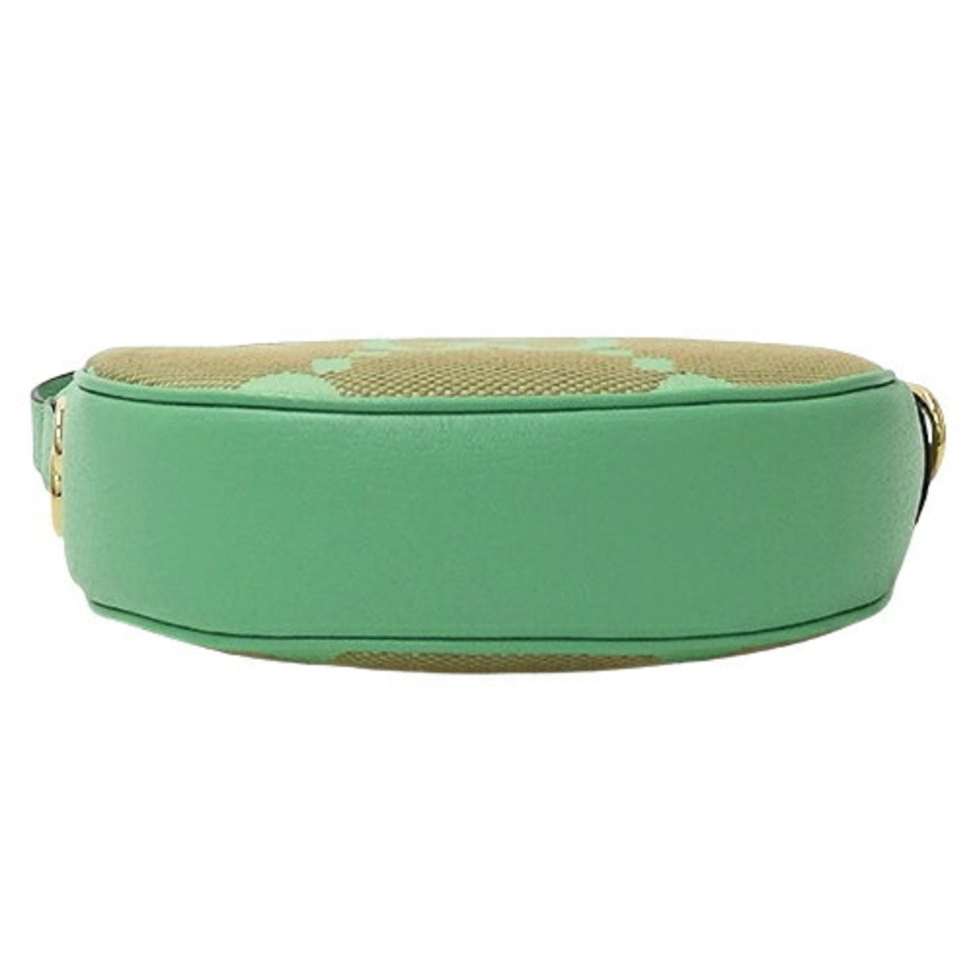 Gucci Ophidia, Green, Canvas, shoulder