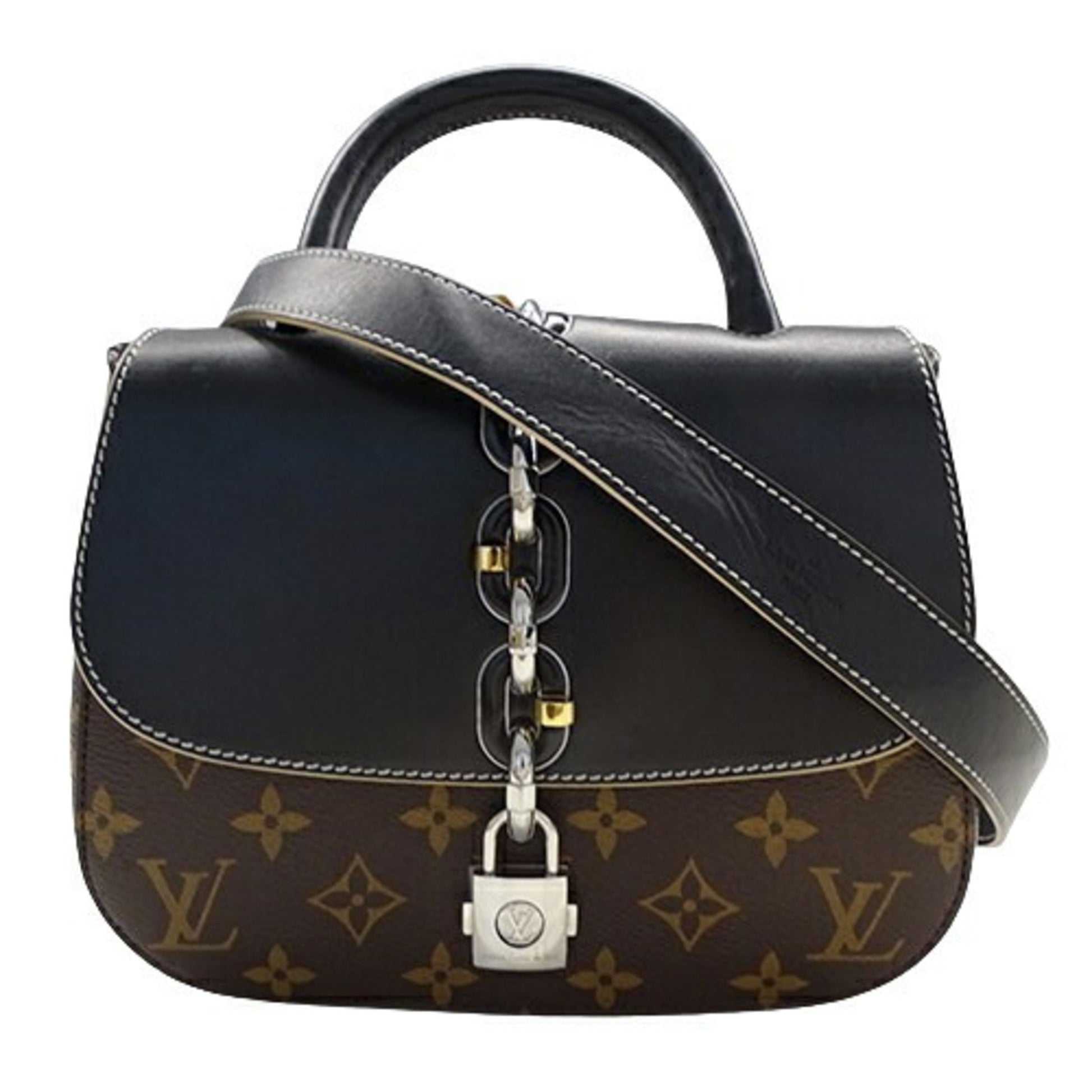 Louis Vuitton Chain It, Brown, Canvas, handbag