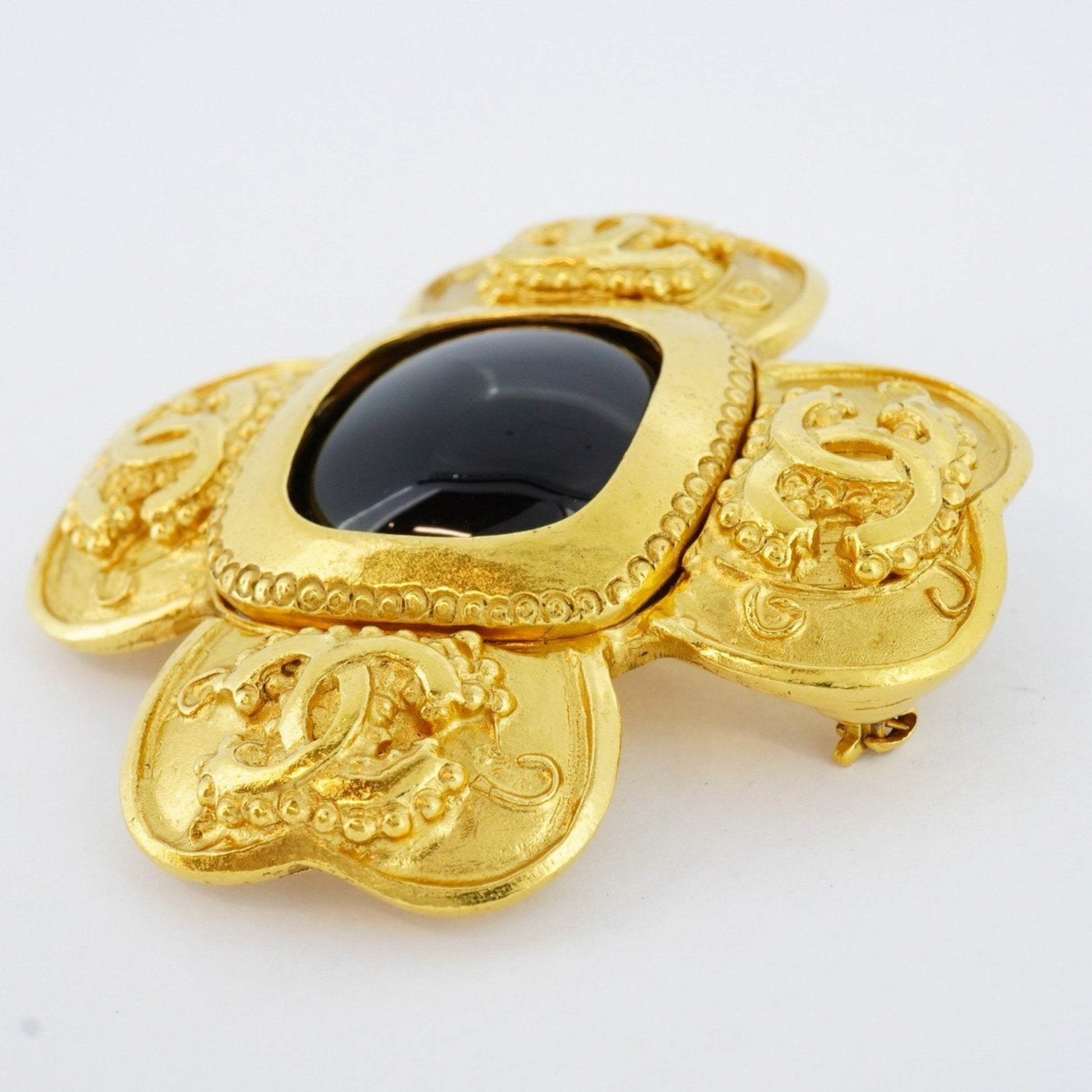 Chanel Coco Mark, Gold, Gold Plated, brooch