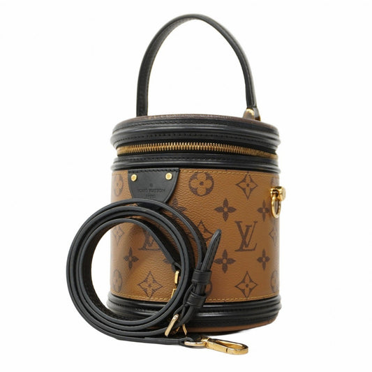 Louis Vuitton Cannes, Brown, Canvas, handbag