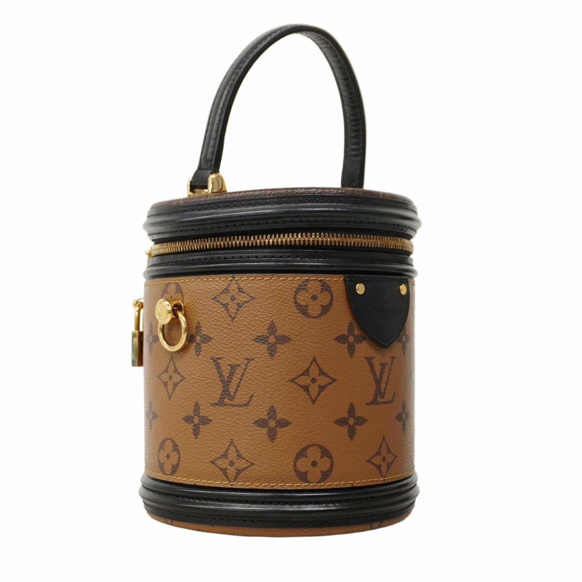 Louis Vuitton Cannes, Brown, Canvas, handbag