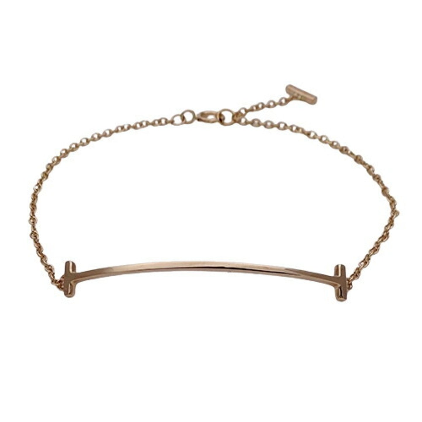 Tiffany & Co T Smile, Gold, Rose Gold, bracelet