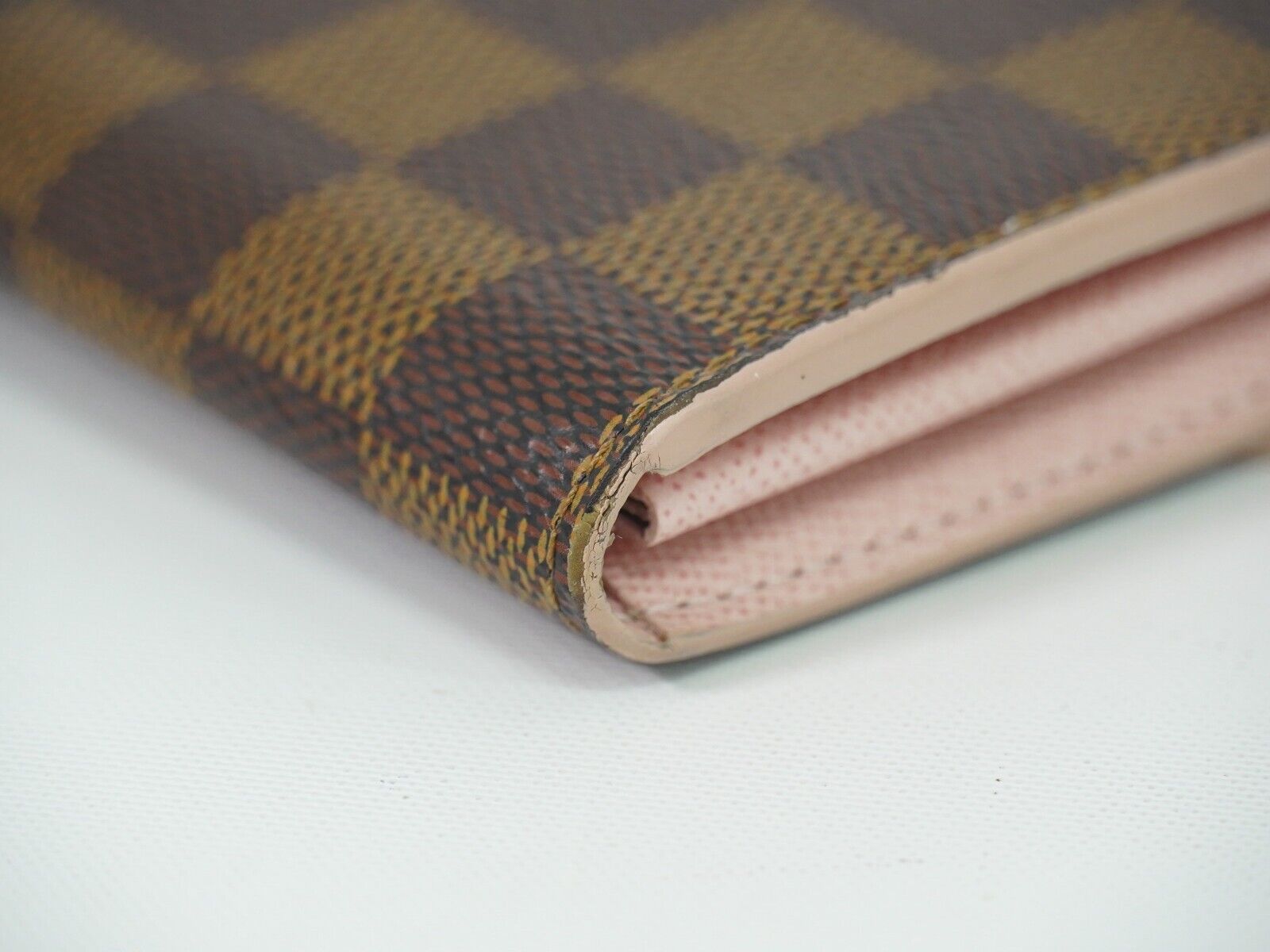 Louis Vuitton Sarah, Brown, Canvas, wallet