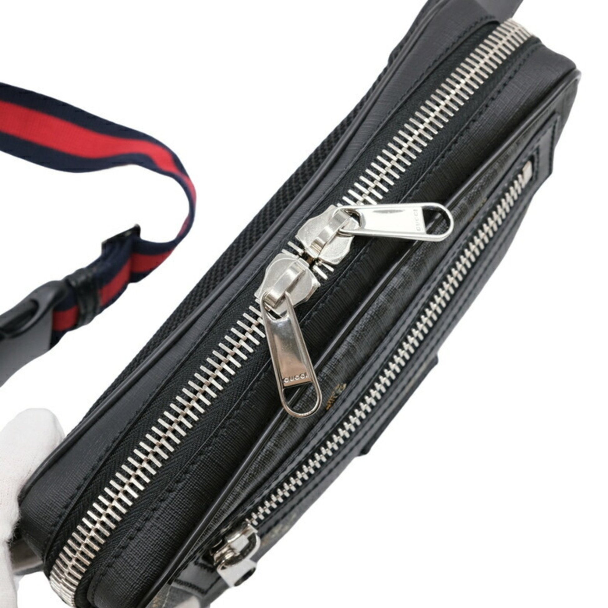 Gucci Belt bag, Black, Canvas, clutch