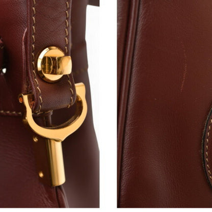 Cartier Must de Cartier, Burgundy, Leather, shoulder